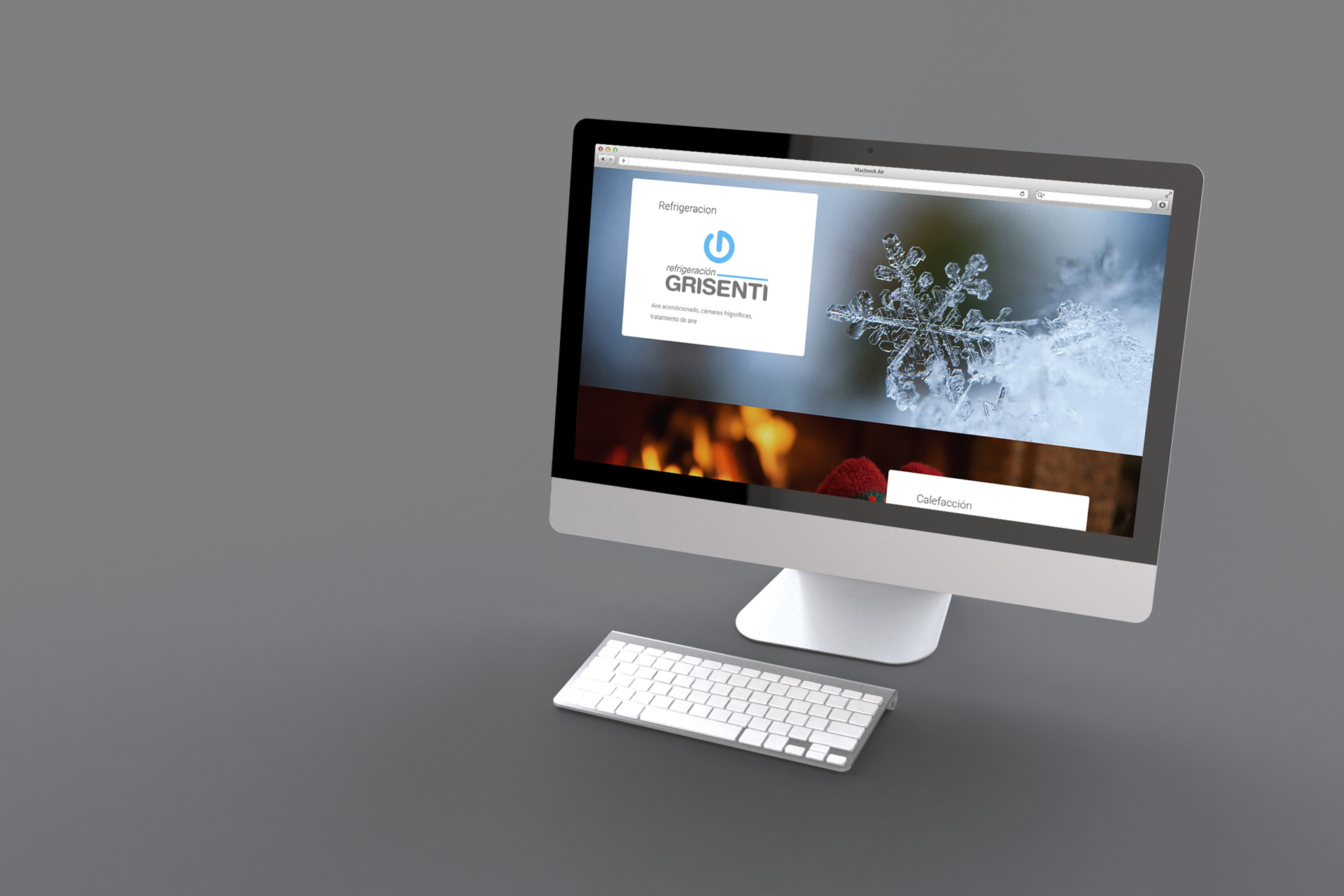 Mockup web Grupo Grisenti