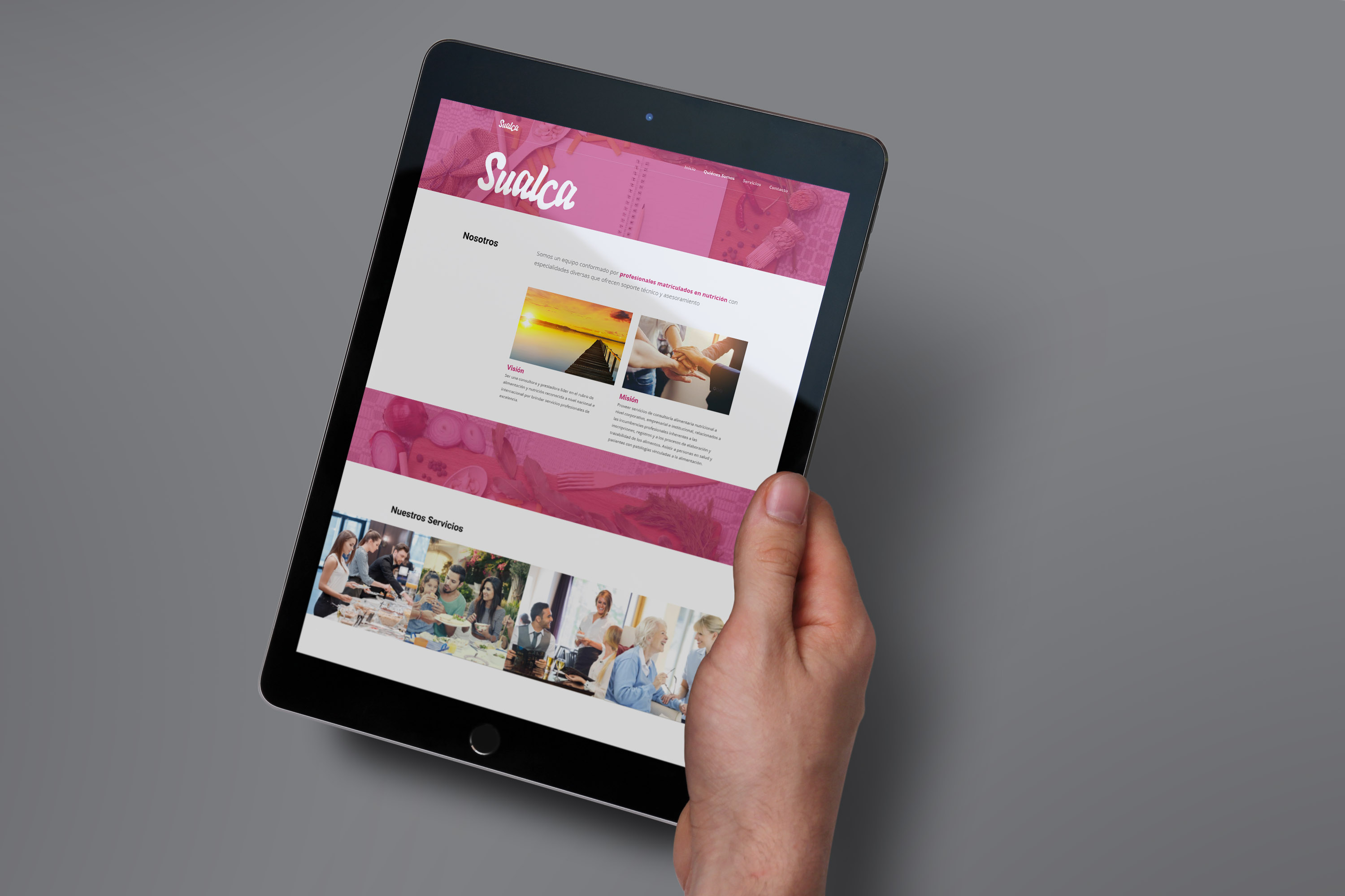 Mockup tablet Sualca